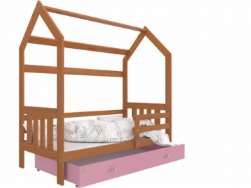 Vaikiška Bed Domek 2 1608 su stalčium