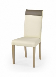 Valgomojo kėdė NORBERT ąžuolas sonoma/kremas/smėlio Ēdamistabas krēsli