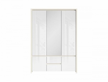 Cupboard Kaspian SZF5D2S white/white sparkling