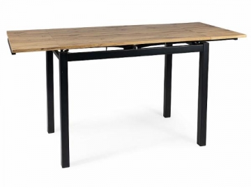 Valgomojo Table GD-017 ąžuolas artisan/juoda 