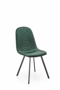 Valgomojo kėdė K-462 tamsiai zaļš Ēdamistabas krēsli