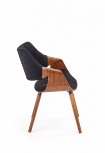 Dining chair K-396 walnut / black