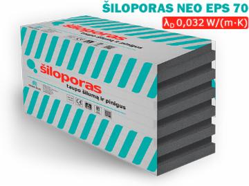 Expanded polystyrene EPS 70 N NEOPORAS (1000x500x200) (pak. 0,3 kub.m/1,5 kv.m) Expanded polystyrene EPS 70(facade)