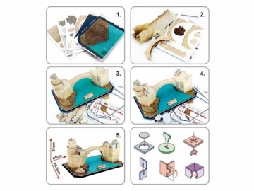 3D dėlionė "Mostar Bridge"