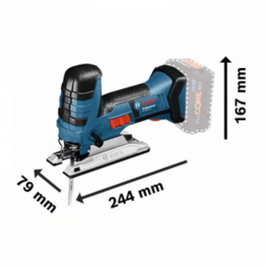 Akumuliatorinis siaurapjūklis BOSCH GST 18V-LI S