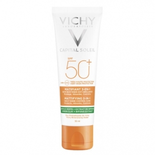 Apsauginis veido kremas Vichy 3v1 Capital Soleil SPF 50+ 50 ml 