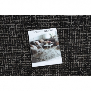 Apvalus sizalio kilimas su pilka kraštine FLOORLUX | ratas 160 cm 