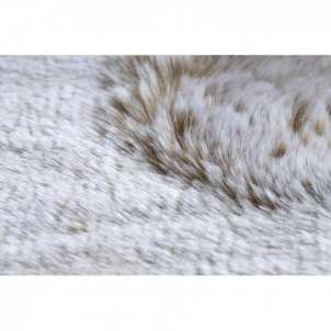 Apvalus smėlio spalvos kilimas LAPIN | ratas 100 cm
