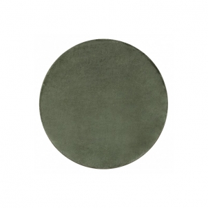 Apvalus žalias kailio imitacijos kilimas POSH | ratas 60 cm