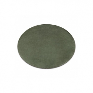 Apvalus žalias kailio imitacijos kilimas POSH | ratas 80 cm