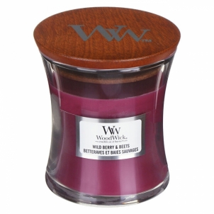 Aromatinė žvakė WoodWick Scented candle vase small Wild Berry & Beets 85 g