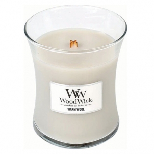 Aromatinė žvakė WoodWick Scented candle vase Warm Wool 275 g