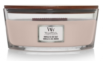 Aromatinė žvakė WoodWick Sea Salt & Vanilla Scented Candle 453 g 