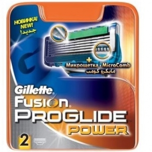 Atsarginės galvutės Gillette Gillette Fusion ProGlide Power 4 vnt Depiliacija