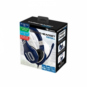 Ausinės Subsonic Gaming Headset Football Blue