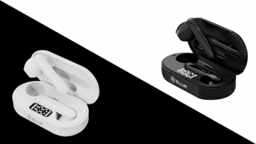 Ausinės Tellur Flip True Wireless Earphones white