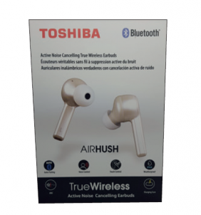 Ausinės Toshiba Airhush RZE-BT1050E black