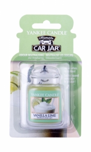 Automobilio gaiviklis Yankee Candle Vanilla Lime Car Jar 1vnt 