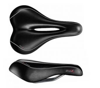 Balnelis Velo ProX VL-4110 D2 Zone Full Cut GEL BLACK Bicycle saddles and components