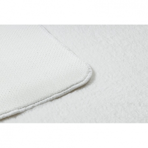 Baltas kailio imitacijos kilimas POSH | 80x150 cm