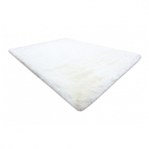 Baltas kailio imitacijos kilimas TEDDY | 160x220 cm