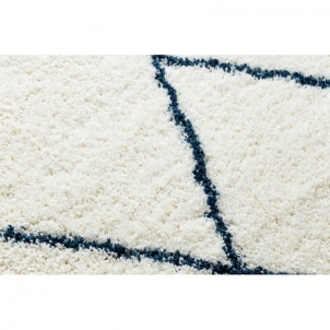 Baltas kilimas su mėlynais akcentais UNION | 180x270 cm