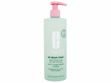 Clinique Liquid Facial Soap Oily Cosmetic 400ml Veido valymo priemonės