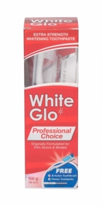 Dantų pasta White Glo Professional Choice Toothpaste 100ml Dantų pasta, skalavimo skysčiai