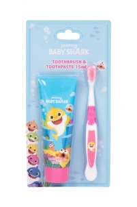 Dantų šepetėlis Pinkfong Baby Shark Toothbrush 1pc Dantų šepetėliai