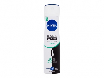 Dezodorantas Nivea Invisible Black & White Antiperspirant Spray Fresh Cosmetic 150ml Dezodoranti, antiperspiranti