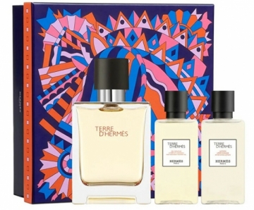 Gift set Hermes Terre D` Hermes - EDT 50 ml + sprchový gel 40 ml + voda po holení 40 ml 