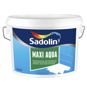 Drėgmei atsparus glaistas MAXI AQUA 2,5 ltr. Grouts/putty