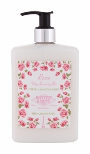 Dušo kremas Institut Karite Shea Cream Wash Rose Mademoiselle 500ml Dušo želė