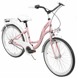 Velosipēds AZIMUT Julie 24 Nexus3 2021 pink-white