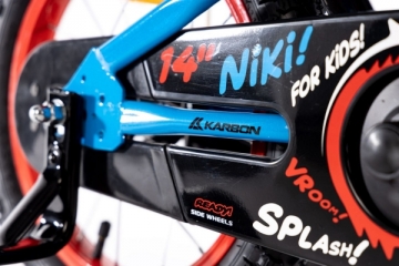 Dviratis Karbon Niki 14 blue-red Bikes for kids