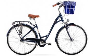 Dviratis Romet Art Deco Lux 28 Alu 2022 blue-20 / L Miesto dviračiai