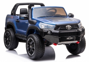 Dvivietis elektromobilis Toyota Hilux lakuotas mėlynas