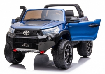 Dvivietis elektromobilis Toyota Hilux lakuotas mėlynas