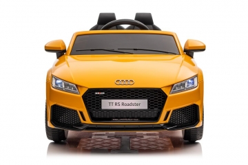 Elektromobilis Audi TT RS, geltonas