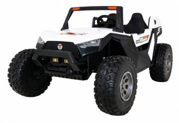 Dvivietis elektromobilis Buggy Clash 4x4, baltas 