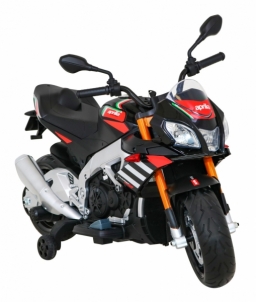 Elektrinis motociklas Aprilia Tuono V4, juodas