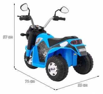 Elektrinis motociklas MiniBike, mėlynas