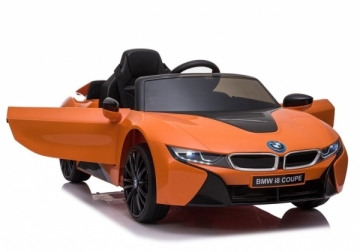 Elektromobilis "BMW I8", oranžinis