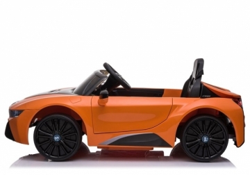 Elektromobilis "BMW I8", oranžinis