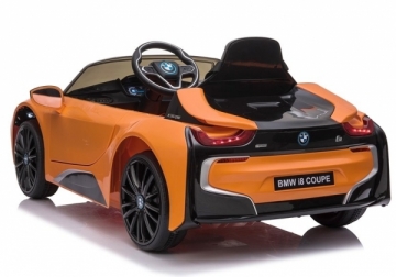 Elektromobilis "BMW I8", oranžinis