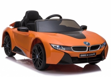 Elektromobilis "BMW I8", oranžinis