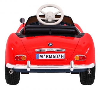 Elektromobilis BMW 507 Retro, raudonas