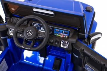 Elektromobilis Mercedes AMG G63, mėlynas lakuotas