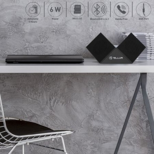 Garso kolonėlės Tellur Bluetooth Speaker Nyx black