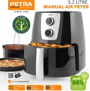 Gruzdintuvė Petra PT5175VDEEU10 Manual Air Fryer 5.2L